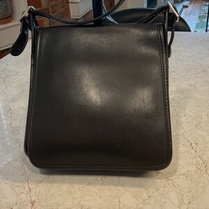 Vintage Coach bag Black Leather Crossbody Bag
